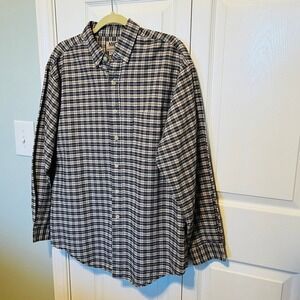 NORTHWEST TERRITORY NATURALS men's long sleeve plaid shirt.‎ Size large